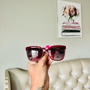 Maroon sunglasses